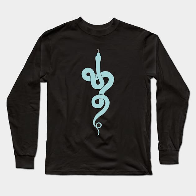 Snake. Long Sleeve T-Shirt by candelanieto